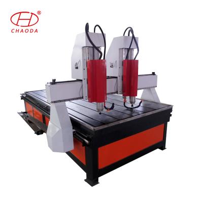 China JCW1725-2H Double Heads CNC Wood Router / 3d CNC Wood Carving Machine JCW1725-2H for sale