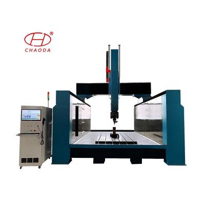 China Hotels 5 Axis CNC Router Engrave For Carving Mold Wood Plastic Acrylic Statue Making Machine for sale