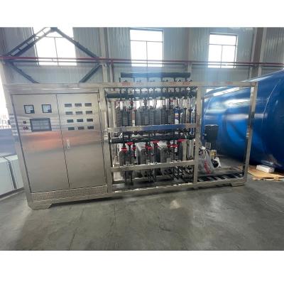 China PLC Controlled 30ton Electrodeionization Module for Ultra Pure Water RO Purification for sale