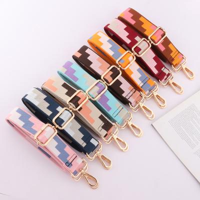 China New Cloth Strap Bag Accessories Shoulder Messenger Bag Strap Printing Band Canvas Long Strap Bag Strap for sale