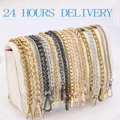 China Metal Chain Strap For Bags DIY Hardware Handles Cross - Body Accessories For Handbag Replacement Purse Chain Strap Bag Chain for sale