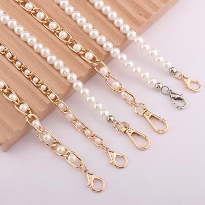 China Dismountable High Quality Imitation Strap Removable Strap Replacement Lobster Buckle Shoulder Strap Chain Bag Imitation Pearl Pearl Chain Bag for sale