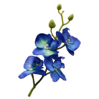 China High Simulation Flower Artificial Butterfly Orchid Set For Living Room Decoration Home Flower for sale