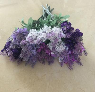 China Festival Artificial Silk Lavender Bouquet for sale