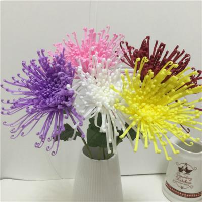 China Wedding Decoration High Quality Artificial EVA Foam Chrysanthemum Fuji Mum To Wedding Flower Decoration for sale