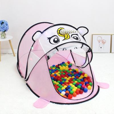 China Camouflage Play Tent Children's Cartoon Unicorn Mosquito Proof Tent Indoor/Outdoor Folding Tent for sale