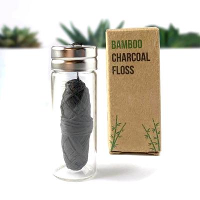 China Wholesale Custom Eco-Friendly Biodegradable Charcoal Cornstarch Floss Floss DF-B Bamboo for sale