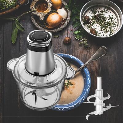 China Easy Operate Food Processors, Electric Food Chopper with Meat Grinder & Vegetable Chopper Professional Meat Grinder Chopper for sale