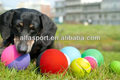 China Viable Hollow Rubber Pet Ball for sale