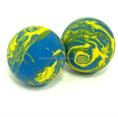 China Soft rubber jumbo toy 95mm high bounce ball, juggling ball, stress ball camouflagecamo color for sale