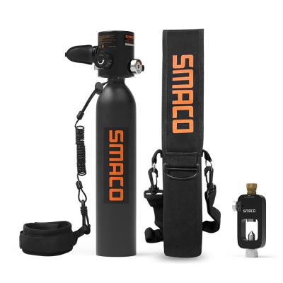 China SMACO Oxygen Customize 0.7L Oxygen Cylinder Mini Underwater Diving Equipment Sets Scuba Diving Tank for sale