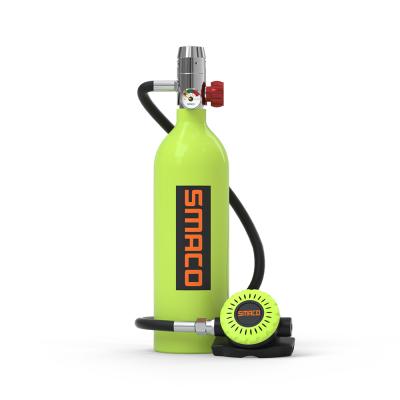 China Hot Sale 1L Oxygen Cylinder Mini Scuba Diving Tank For SMACO Diving And Emergency Equipment for sale