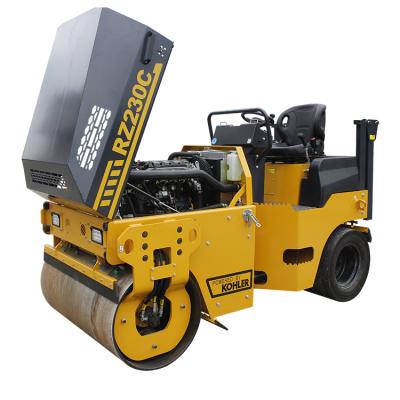 China Machinery Repair Shops Single Drum Ride-on Tire 3 Ton Mini Vibratory Road Roller Mini Road Roller Compacting Operation For Soil Asphalt for sale