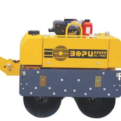 China Stores 550Kg of Building Material Walk-Behind Double Drum Vibratory Mini Road Roller Machine Road Roller with Kama Diesel Engine or Honda Gasoline Engine for sale