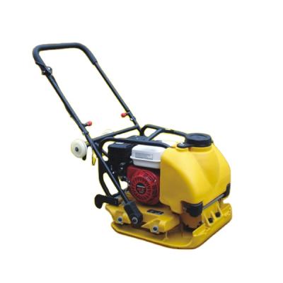 China Road Construction Handheld Asphalt Soil Tamper Gasoline Engine Asphalt Soil Compactor Powered Vibrating Plate Compactor with Water Tank for sale