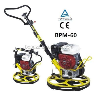 China Concrete Ground Surface Compaction Smooth 600Mm Gasoline Engine Walk-Behind Float Concrete Trowel Screed Finishing Power Concrete Trowel Machine for sale