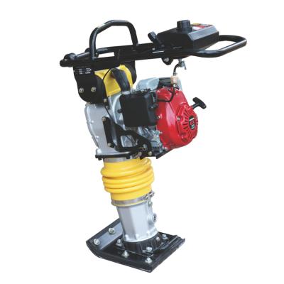 China Settling. Road construction. Compacting 2.2Kw 3Hp Gasoline Engine Vibratory Compactor Earth Rammers Tamping Rammer Handheld Tamping Machine With Honda Gx100 for sale