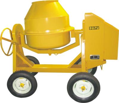 China 350L 2 Wheels 4 Wheels Small Single Self Loading Mobile Concrete Mixer Cement Mixer With Diesel Engine Kama 178Fs for sale