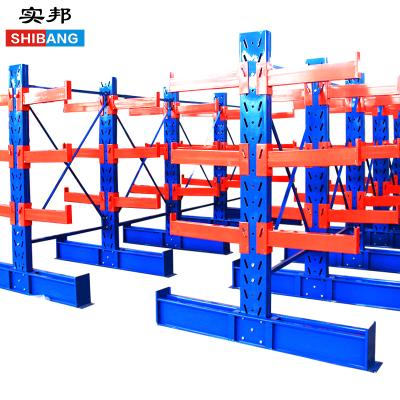 China Corrosion Protection Hot Sell Stacking Factory Warehouse Plastic Rack Pipe Storage Display Arm Rack Shelf System for sale