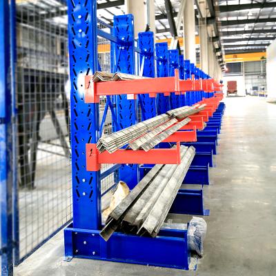 China Corrosion Protection Security Trustworthy Heavy Industry Rack Iron Storage Shelves Cantilever Storage Racks Warehouse for sale