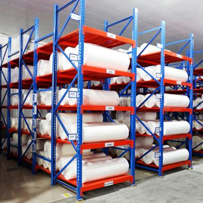 China Corrosion Protection Capacity Warehouse Racks Shelving Rack Metal Good For Cloth Cloth Garment Storage Racking System for sale