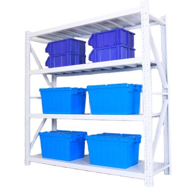 China Factory Direct Corrosion Protection Storage Rack Heavy Duty Adjustable Warehouse Garage Metal Shelves for sale