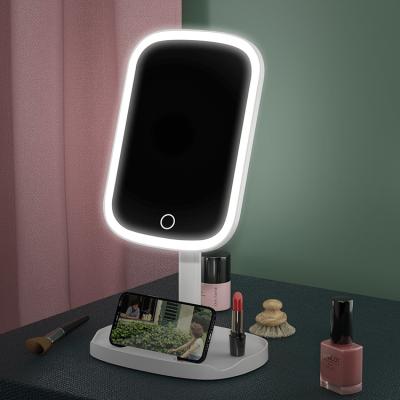 China M13 Sensor Touch Switch Table Vanity Selfcut 180 Lighted Makeup Mirror With Led Light for sale