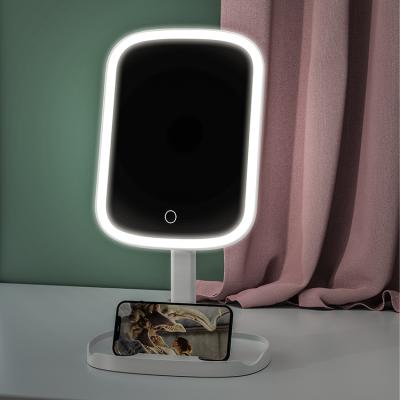 China New Hot Sale Square Lighted Vanity Compact Gift Makeup Mirror Wholesale M13 for sale