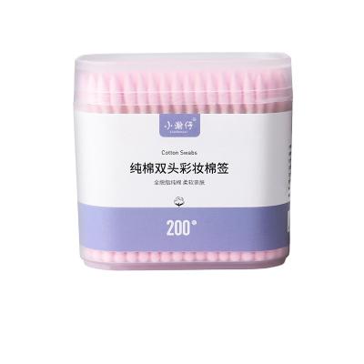 China Eco-fridendly Lowest price manufacturer wood and bamboo disposable cotton swab for sale