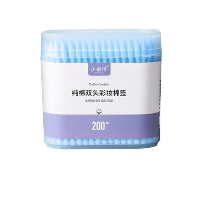 China Makeup use Free sample 200pcs bamboo cotton buds eco friendly ear cotton swab for sale