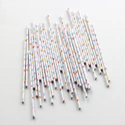 China 100% Eco-friendly Direct Sale Eco-Friendly Degradable Printing Milk Lollypop Candy Paper Sticks for sale