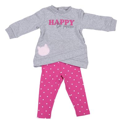 China Wholesale Causual Top Quality Spring Organic Cotton Baby Clothes Rompers Clothing Sets for sale