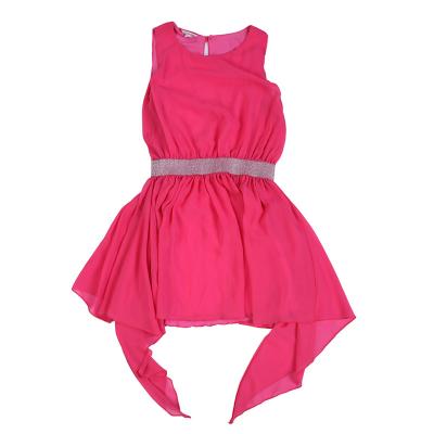 China Anti-wrinkle low back scoop fitted and flared cotton clothing matched women's children's dresses for sale