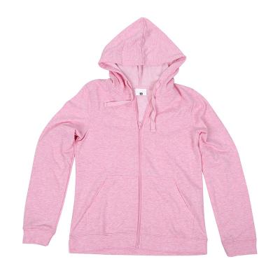 China Gym Exercise Hat Breathable Cotton Knitted Long Sleeve Stretch Women Fleece Blouse for sale