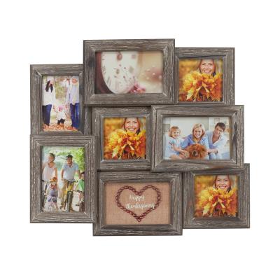 China Eco-Freindly Factory Wholesale Newest Cheap Antique Classic American Wall Art Framed Picture Wooden Photo Frame Set for sale