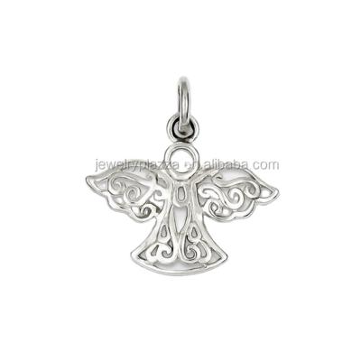 China Lead and nickel free 925 Sterling Silver Filigree Angel Jewelry Angel Pendant unique for sale