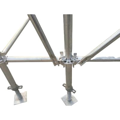 China Modern hot dip galvanized ring lock scaffolding cladding system directly sold by manufacturer improve construction progress for sale