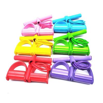 China Rope Traction Sit Up Pull Rope Portable Multifunctional Heavy Duty Elastic With Non-slip Foot Pedal for sale