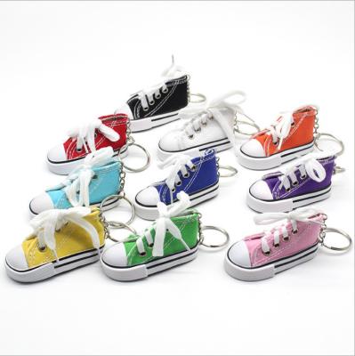 China London wholesale custom copy shoe keychains 2019 bulk make 3d canvas shoes key chain for sale