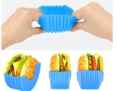 China Viable Buddy Holder Touch Silicone Burger Holder Burger Free Burger Holder for sale