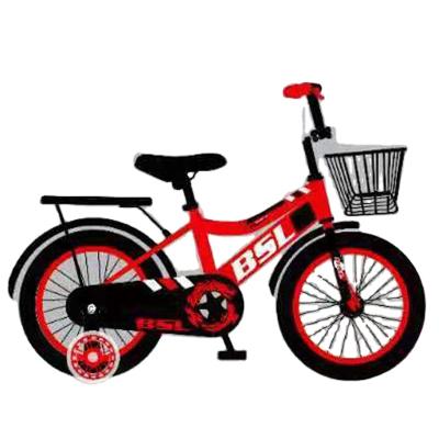 China Factory Direct Sales Cheap Children's Steel Fashion High End Two Wheeled Children's Bicycle With Auxiliary Wheel for sale