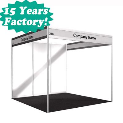 China Standard Exhibition Trade Show Display Booth 3x3 Modular Booth Exhibition Stall for sale