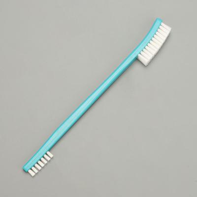 China Viable Professional Medical Instrument Broom Customized Premium New Design Dual Head Bristle Nylon Cleaning Brushes for sale