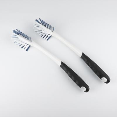 China Sustainable Household Tool Nylon Cleaning Bottle Sweep Plastic Rubber Long Handle Premium Nylon Brush Custom Size for sale