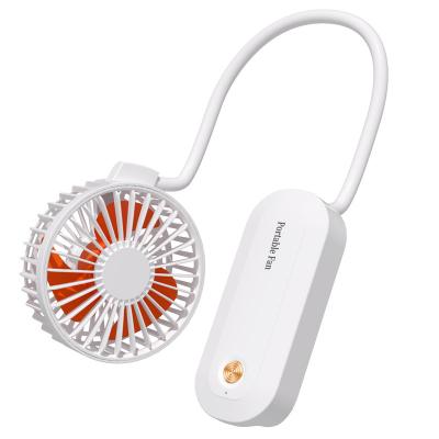 China Mini Neck Fan Electric Cooling Portable Hanging Neck Fan for Outdoor Activity for sale