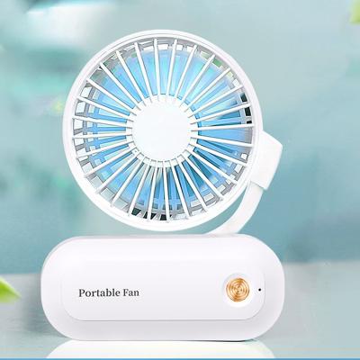 China Portable Hanging Hanging Fan Home Travel USB Charging Office Handheld Fan Rechargeable Battery Operated for sale