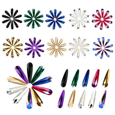 China Flatback Jewelry Making 42 Colors Flat Back Random Mixed Glass Nail Art Rhinestones For Plastic Pony Beads For Jewelry for sale