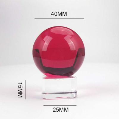 China China Personalized Custom Made K9 Crystal Crafts Glass Balls 40mm New Crystal Ball for sale