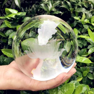 China China Suppliers Customize50mm cm 80mm from Europe 100mm Crystal Ballsuper Large Glass Balls large big transparent Crystal Ball for sale