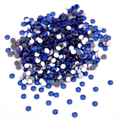 China Wholesale Black Ss10 Non Hotfix Sapphire In Bulk Rhinestones Flat Back Rhinestones From Flatback Factory for sale